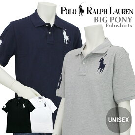 ポロラルフローレン POLO RALPH LAUREN ポロシャツ 半袖 ボーイズライン BOY'S ビッグポニー 鹿の子 メンズ レディース ユニセックス キッズ 323670257 ロゴ 刺繍 シンプル ワンポイント クラシックフィット 定番 グレー ホワイト ネイビー ブラック トップス