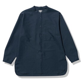 ノースフェイス THE NORTH FACE シアサッカーオーバーシャツ Seersucker Overshirt 長袖シャツ NRW12361 レディース 国内正規品 オーバーサイズ ゆったりシルエット メッシュ調生地 軽量 ストレッチ はっ水加工 シワになりにくい イージーケア 紫外線カット