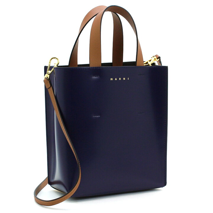 楽天市場】マルニ MARNI バッグ トートバッグ（ショルダー付） ミニ 