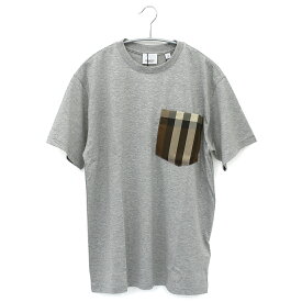 バーバリー BURBERRY 半袖Tシャツ Donna チェックポケット コットン オーバーサイズTシャツ 8048923 レディース 女性用 クラシックチェック柄ポケット クルーネック 丸首 綿100％ ベーシック シンプル