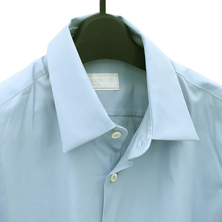 楽天市場】プラダ PRADA 長袖 ストレッチポプリンシャツ CAMICIA 