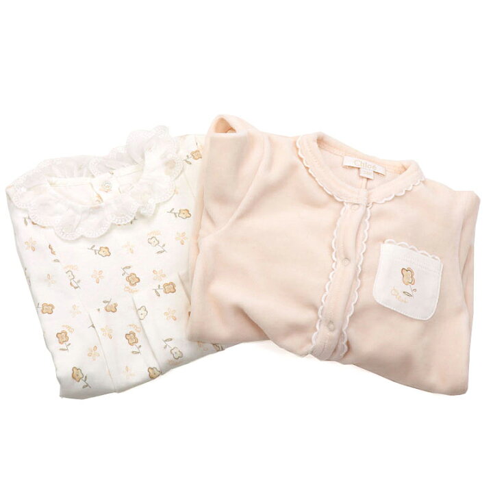 楽天市場】クロエ Chloe ベビー ギフトセット 長袖ロンパース 2点 
