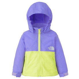 ノースフェイス THE NORTH FACE ベビーコンパクトジャケット B Compact Jacket ウインドブレーカー マウンテンパーカー NPB72310 キッズ ベビー 国内正規品 取り外し可能なフード 記名ラベル付き はっ水加工