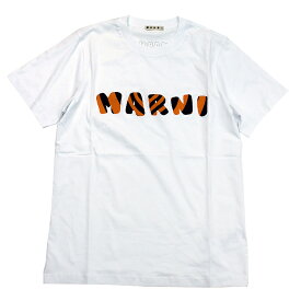 マルニ MARNI 半袖Tシャツ ロゴプリント入りオーガニックジャージーT HUMU0170P1 USCS78 メンズ