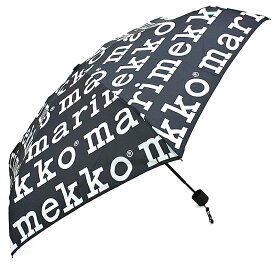 マリメッコ marimekko 折りたたみ傘 ミニマニュアル マリロゴ Mini Manual Marilogo 048859