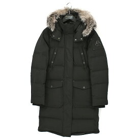 ストックプライス ムースナックルズ MOOSE KNUCKLES ダウンコート CAUSAPCAL PARKA 防寒 カナダ フォックスファー フード取り外し 袖口ファスナー 裾ファスナー M39LP211 レディース ブラック ネイビー