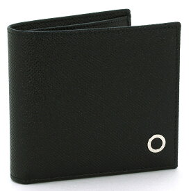 ブルガリ BVLGARI 二つ折り財布（小銭入れ付） ブルガリ・ブルガリ マン コンパクトウォレット 30396 メンズ ユニセックス サークルロゴ カーフレザー ブラック