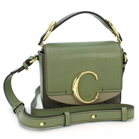 クロエ Chloe バッグ ハンドバッグ（ショルダー付）ミニバッグ クロエシー Chloe C CHC19AS193B34 ショルダーバッグ 斜め掛け 肩掛け コンパクト 本革 ゴートレザー カーフレザー ブランドロゴ 2way シグネチャー「C」 クラシカル