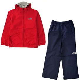 ザ・ノース・フェイス THE NORTH FACE レインテックスユリイカ RAINTEX EUREKA セットアップ 防水アウター NPJ12112 キッズ 国内正規品 リフレクロゴプリント アウトドア コンパクト 雨具 防寒具 記名ラベル付き ウエストスピンドル仕様 スタッフサック付き