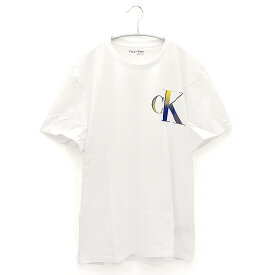 カルバンクライン Calvin Klein 半袖Tシャツ クルーネック 40IC841 メンズ コットン シンプル カジュアル スポーティ モノグラム ブランドロゴ ブラック ホワイト