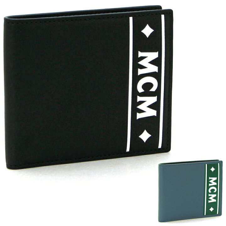 楽天市場】MCM エムシーエム 二つ折り財布（小銭入無） MXS8ACE73  