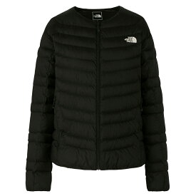 ノースフェイス THE NORTH FACE サンダーラウンドネックジャケット Thunder Roundneck Jacket ダウンジャケット NYW82313 レディース 国内正規品 無地 ブランドロゴ ナイロン 中わた入り 防寒 ショート丈 アウトドア シンプル ハンドウォーマーポケット パッカブル