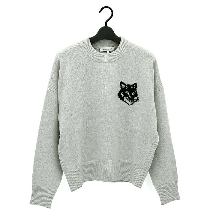 楽天市場】メゾンキツネ MAISON KITSUNE ウールセーター ニット 長袖 