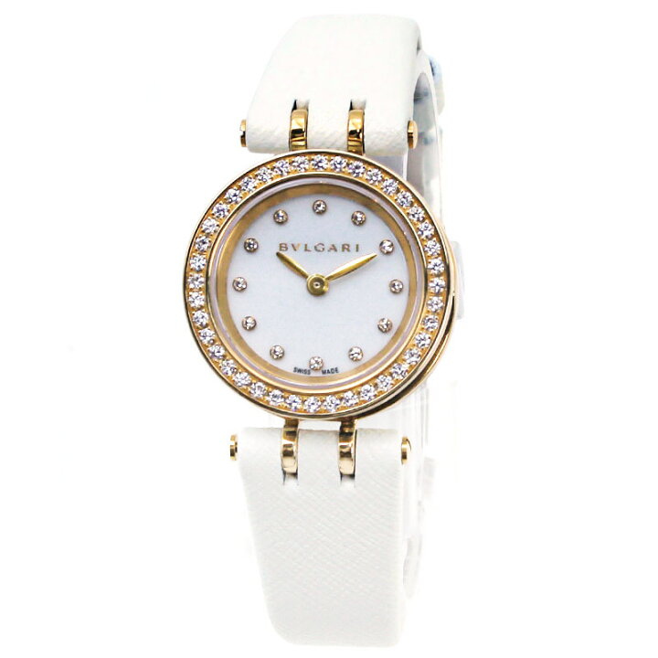 ブルガリ☆BVLGARI12P+ダイヤベゼル☆ダイヤ鑑定書つきウォッチ 