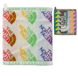 ノースフェイス THE NORTH FACE マウンテンレインボータオルS Mt. Rainbow Towel S ハンドタオル NNB22220 ベビー 国内正規品 今治産 オーガニックコットン 抗菌加工 ループ付き ドットボタン 簡易的なスタイ アウトドア 日常使い ギフト