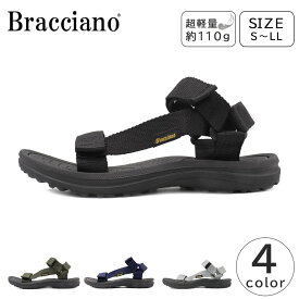 Bracciano メンズ サンダル スポーツサンダル 軽量 屈曲性 ブラッチャーノ BR7931 紳士 靴