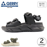 GERRY メンズ サンダル スポーツサンダル 厚底 ベルクロ アウトドア キャンプ ジェリー GR-6580 紳士 靴