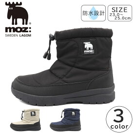 moz レディース ブーツ スノーブーツ ウインターブーツ 防水 防滑 防寒 ファー モズ MZ-5390 婦人 靴