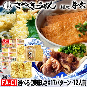 お歳暮 特割 早割 早期ご予約 SALE 年末年始 ご挨拶 冷凍うどん 讃岐うどん 12人前 直送便選べる 美味しい 具材 17パターン 送料無料 お試し さぬきうどん お取り寄せグルメ かき揚げ きつね 肉