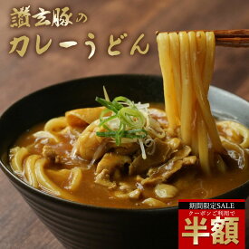 ＼今だけ半額！クーポン利用で50％OFF／ 冷凍うどん 「讃玄豚のカレーうどん 4食/6食/8食/10食/20食 」 送料無料 [ 冷凍讃岐うどん さぬきうどん 讃岐うどん カレーうどん 讃玄豚 肉屋のこだわりうどん 香川 食品 ] セール SALE