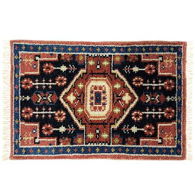 ギャベ ジュウタン130×190cm 長方形 ダークブラウン色（濃い茶色） ホットカーペットOK 絨毯 MADRAS