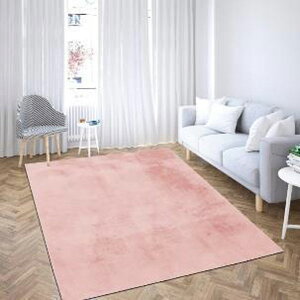 ���O �J�[�y�b�g �O�~ 180×240cm �����` �s���N�F ���炩�Ȕ������ RUFURAN