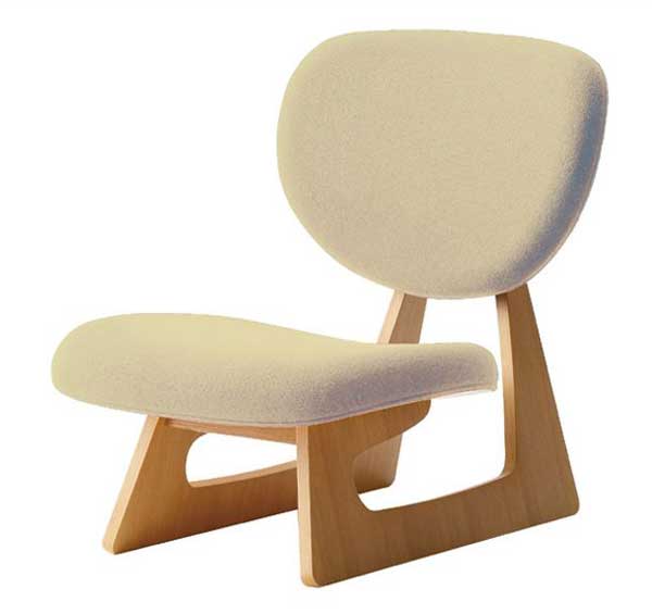 楽天市場】布張り座椅子 低座椅子 完成品 国産品（日本製） 天童木工