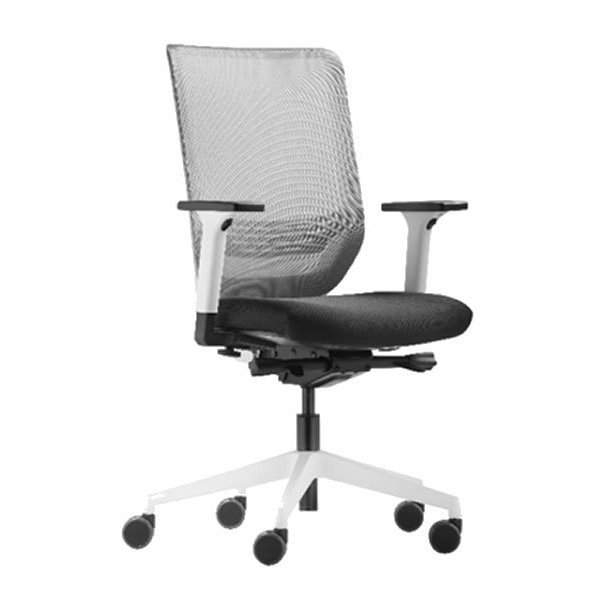 デスク椅子 6色対応 ホワイトフレーム ドーファン トゥシンクチェア JC-TS220WF メッシュ張りハイバックオフィスチェア デスク用チェア