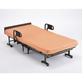 電動リクライニング折りたたみベッド用 洗えるオレンジ色マットカバー シングル アテックス AX-BZ730