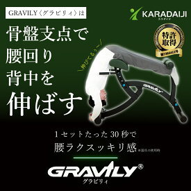 グラビリィ Gravily 腰 腰痛 背筋 姿勢 骨盤 矯正 腰椎 ゆがみ 猫背 肩 肩こり 首 セルフ整体 腰痛対策 腰痛解消 背筋補正 背筋矯正 ぶら下がり健康器 腰痛ベルト 背筋マシン 背筋サポート 軽量 1年保証