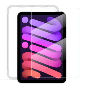 NIMASO �K���X�t�B���� iPad mini7�iA17 Pro�j��7���� 2024�p/iPad mini6�i��6����j2021�p �Ռ��z�� ���� �K���X �ی�t�B���� �K�C�h�g�t�� NTB21C194