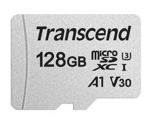 Transcend microSDXCJ[h 128GB 3D TLC UHS-I Class10 TS128GUSD300S