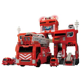 タカラトミー(TAKARA TOMY) 『 トミカ 変形出動 ビッグファイヤー &amp; コマンドステーション 』 ミニカー 車 おもちゃ 男子用 3歳以上 玩具安全基準合格 STマーク認証 TOMICA