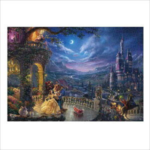 e[(Tenyo) y{z 1000s[X WO\[pY fBYj[ g[}XELP[h Ɩb Beauty and the Beast Dancing in the Moonlight (51x73.5cm) D-1000-069 L