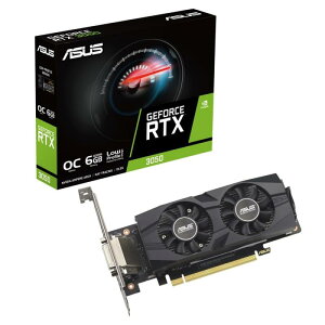 ASUS GeForce RTX 3050 LP BRK OC Edition 6GB GDDR6 rfIJ[h / RTX3050-O6G-LP-BRK