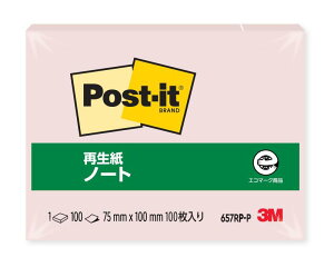 3M �|�X�g�C�b�g �t� �傫�� �s���N 75×100mm 100�� 657RP-P
