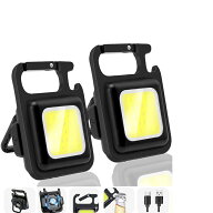＼10%OFF＆P5倍！SS限定！／小型COBライト LED投光ライト ミニ投光器 カラビナライト 【2個セット日本国…