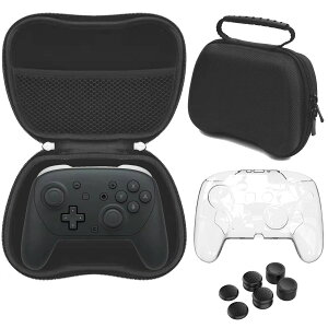 Switch 2 Pro�p �R���g���[���[ ���[�P�[�X�X�C�b�` 2 �v�� �R���g���[�� �Ή� ���[�o�b�O + Switch 2 �v�� ��p �N���X�^�� �ی�J�o�[ + Joycon 2 �p�X�e�B�b�N�J�o�[*6 �S�ʕی� �ϏՌ� ���Ֆh�~ �C