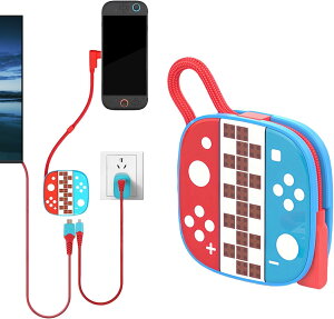 Switch 2�p�h�b�N�y�V�o��-���@��Ή��zSwitch & Switch �L�@EL�p�h�b�N �e���r�ڑ��o�� Switch TV �o�� �h�b�N�Z�b�g ���@�\ 4K@60Hz Type-C to HDMI�ϊ� USB 3.0 5Gbps�������`�� ���^ 3-IN-1 HDMI�ϊ�/TV���[