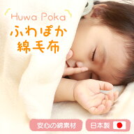 ふわぽか 綿毛布 子ども 100cm×140cm　綿 100 毛布 子ども 綿毛布 子ども 保育園 出産祝い アイボリー …