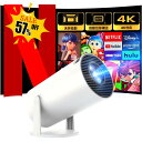 【SALE★57%OFF&P2倍】プロジェクター 家庭用 小型 21000LM Android TV 搭載 天井投影 4K WIFI6 IOS Bluetooth5.4 ス…