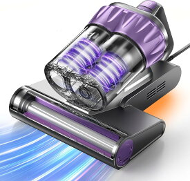 2026年8月改良版 布団掃除機 布団クリーナー 18,000Pa 500W 強力吸引力 ラベンダーアロマシート3枚付き HEPAフィルター UV除菌 ウイルス除去 ダブルダストカップ 温風乾燥 ダニ退治 ハウスダスト対策 ペットの毛 花粉症対応 コード式 ベッド 梅雨 カビ対策
