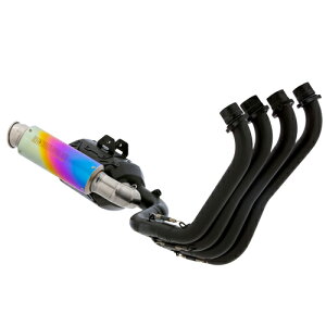 CBR650R/CB650R 19-/21-Full Exhaust CROSS SHORT ZERO BLACK ANO [01810-L31R7-B0]