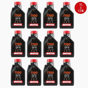 [Ki]MOTUL 7100 4T 10W-40 `[ 4ST@2֗pGWIC u1L X 12{v