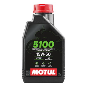 [Ki]MOTUL 5100 4T 15W-50 `[ 4ST2֗p(Xg[gn)GWIC 1L