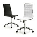 チェア おしゃれ デザインチェア オフィスチェア レザーチェア パソコンチェア ブラック・ホワイト キャスター スタイリッシュ シンプル ロッキング 椅子