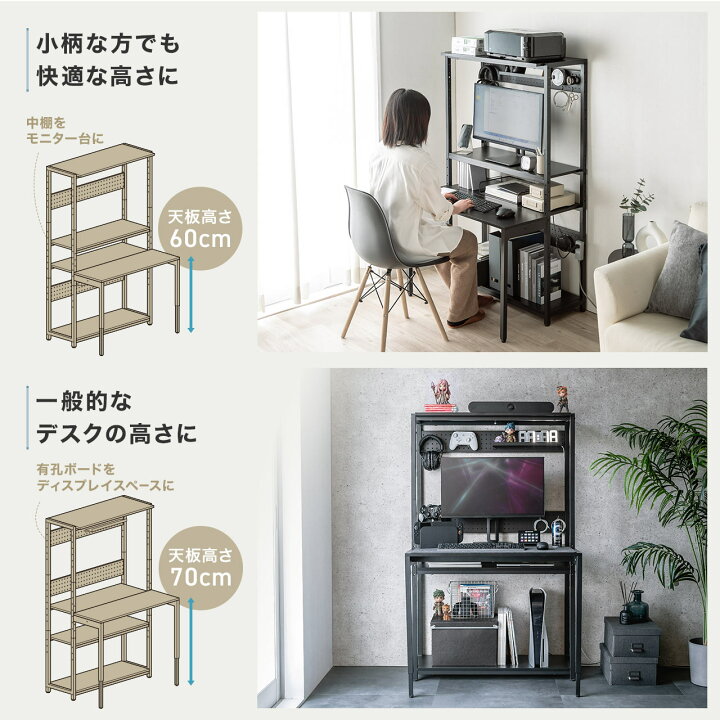 楽天市場】【火曜限定 クーポンで500円OFF】パソコンデスク 横幅85cm 