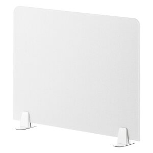 【楽天1位受賞】デスクパーテーション デスクトップパネル 幅60cm 高さ47cm フェルト スタンド式 ライトブルー/ホワイト 衝立 ついたて 目隠し 間仕切り オフィス 店舗 事務所 会社 シンプル