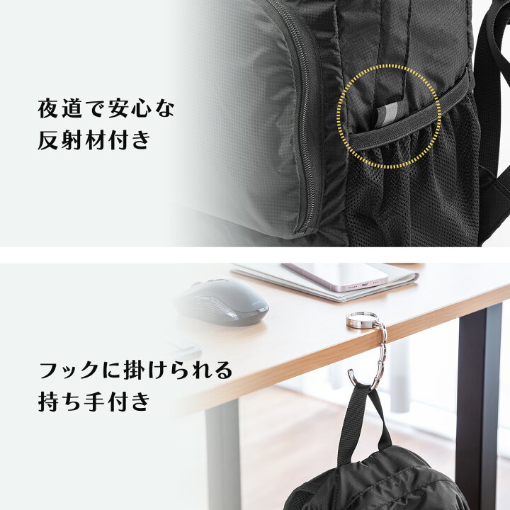 楽天市場】折りたたみリュック エコリュック コンパクトリュック 