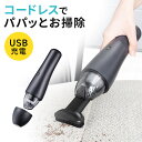 ハンディクリーナー カークリーナー コードレス 車 小型掃除機 USB充電式 卓上クリーナー ブロワー付 5000Pa